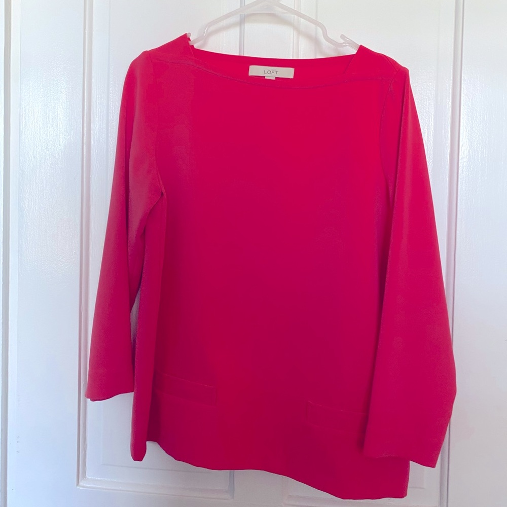 Loft Coral Blouse